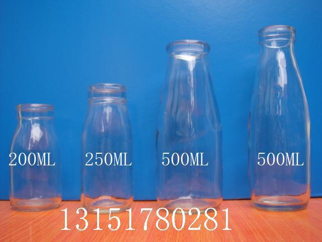 250ml鲜奶瓶，250ml牛奶瓶，250ml奶吧瓶批发，玻璃瓶厂