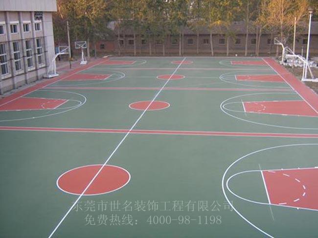 供应篮球场地划线刷漆、学校室外篮球场地面涂料、操场地坪油漆