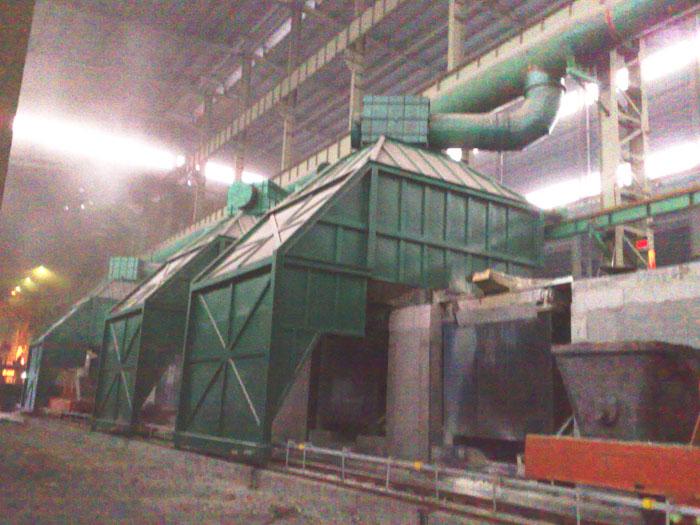 供应25吨熔铝炉保温精炼炉的烟尘治理