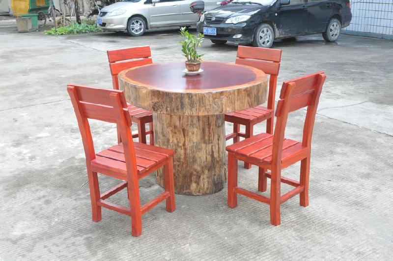 实木餐桌一桌四椅红木家具餐桌红花批发