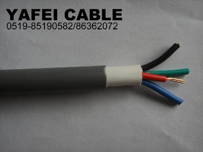 柔性电缆PVC彩色线芯控制电线批发