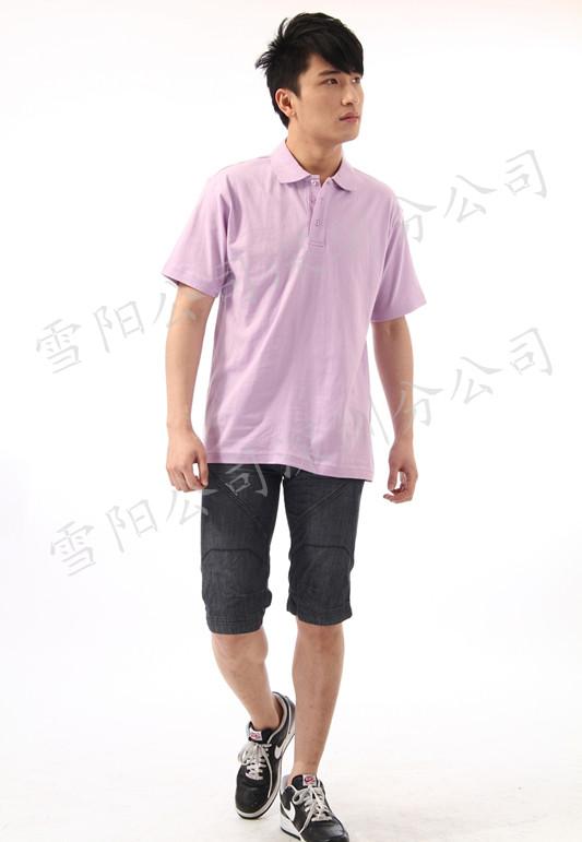 长期供应香港服装市场翻领空白T恤批发