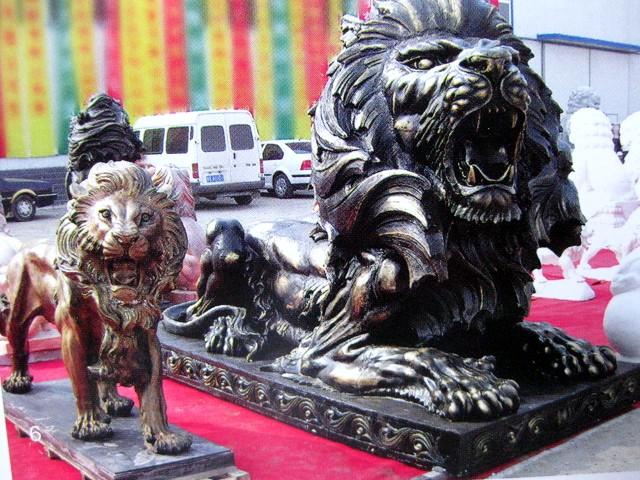 欧式狮子雕塑 欧式动物 西方动物雕塑 铜狮子报价 铜雕狮子