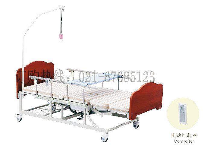 供应电动床,多功能电动护理床A03-II带座便病床 家庭多功能护理床