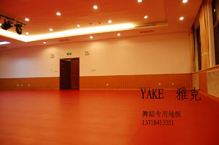 供应专业舞蹈教室专用地板舞蹈学校地胶