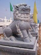 北京雕刻石狮子汉白玉石狮子价格批发
