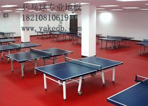 乒乓球室防滑塑胶地板，活动室专用地胶垫