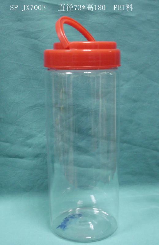 pet透明塑料罐直身圆筒食品罐73*18批发