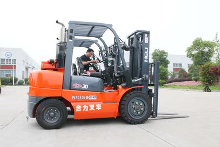 供应霸州合力牌柴油三吨叉车北京销售代理安徽柴油叉车图片