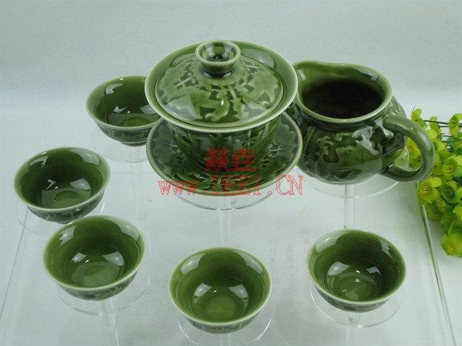 供应专业生产台湾活瓷功夫茶具图片