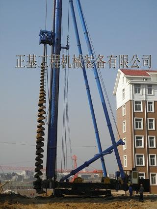 供应正基液压长螺旋钻机，中国第一台液压长螺旋钻机