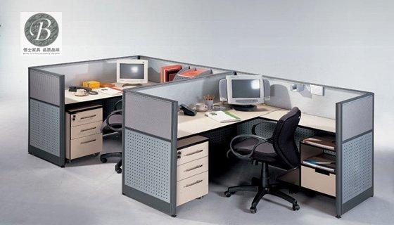 办公家具屏风式办公桌图片2005批发