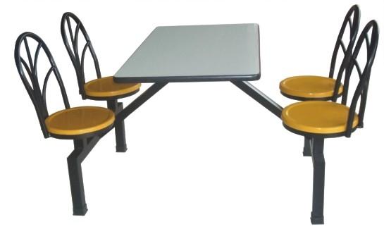 供应连体快餐桌椅图片A51，快餐桌椅，曲木餐桌椅，连体快餐桌椅