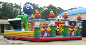 大型冲气玩具儿童充气乐园重启城堡批发