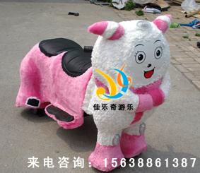 毛绒电动动物喜洋洋电动玩具车电动动物价格陕西电动玩具毛绒玩具