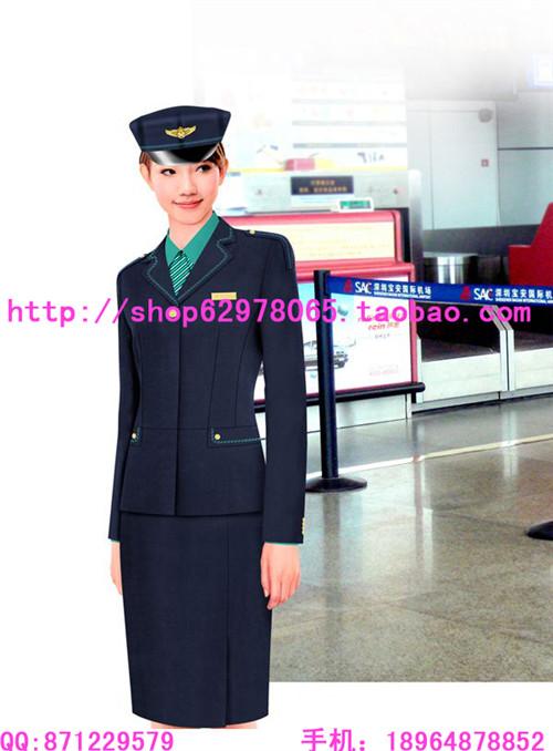 供应新款空姐服/空姐职业装/上海空姐服/航空空姐服/空姐服装