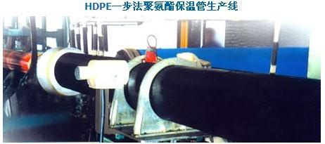 供应新型HDPE一步法聚氨酯保温管设备