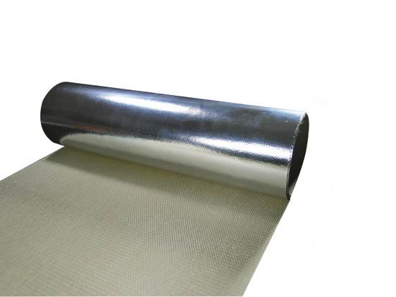 供应钢厂专用防火布铝箔布价格大小颜色用于耐高温防火花飞溅图片