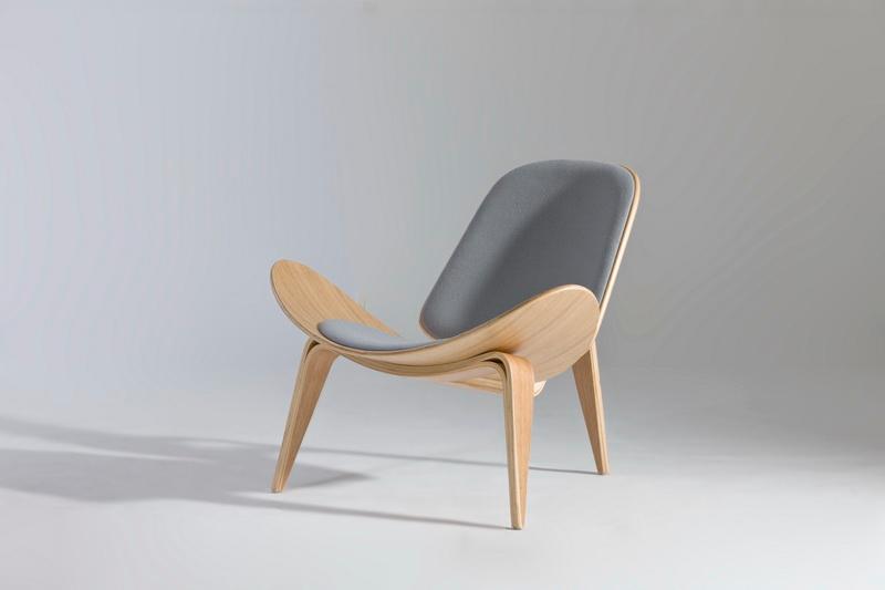 三脚贝壳椅,Wegner Shell chair,洽谈椅,接待椅