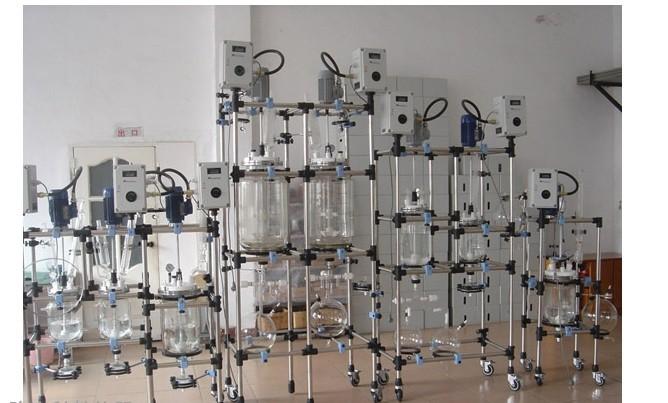 双层玻璃反应釜新系列，微型高压反应釜，循环水真空泵厂家双层玻璃