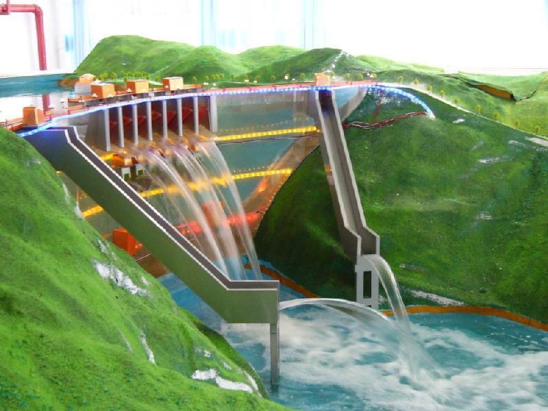 供应泵房整体模型抽水站水利枢纽模型