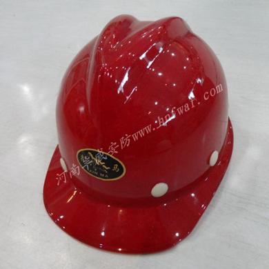 供应红色大V烤漆安全帽，安全帽批发，劳保用品批发