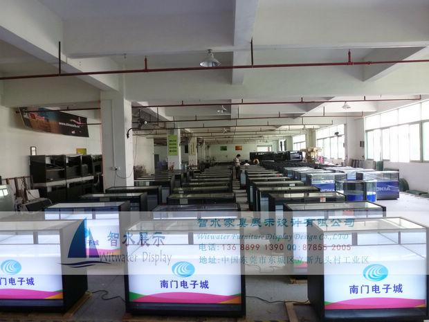 供应福建福州南门城电子展示销售柜台厂家设计制作信息图片