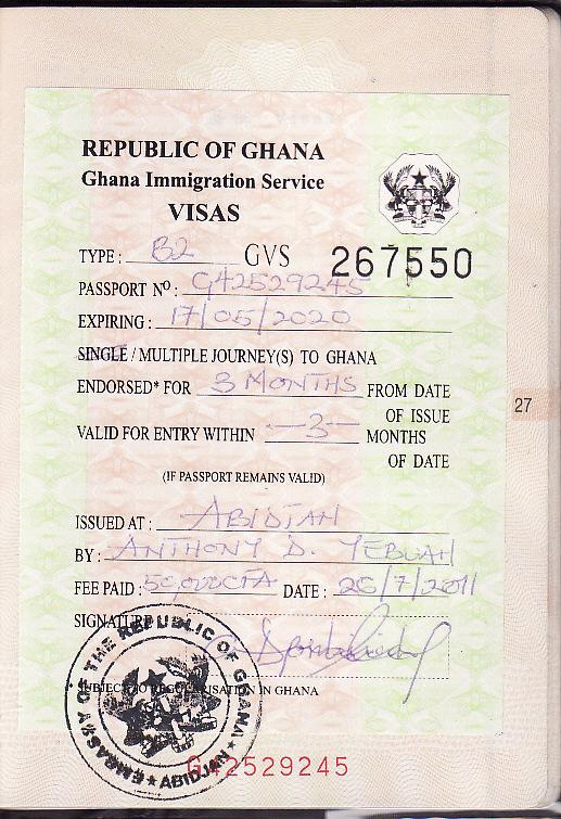 供应如何申请加纳签证