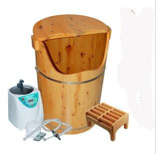 哪有优质香柏熏蒸桶 广州永利嘉提供香柏木熏蒸桶 蒸汽桶泡脚木桶 图片