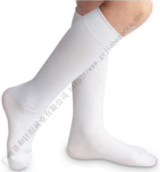 白色学生袜 长筒白色袜 校服袜子供应商