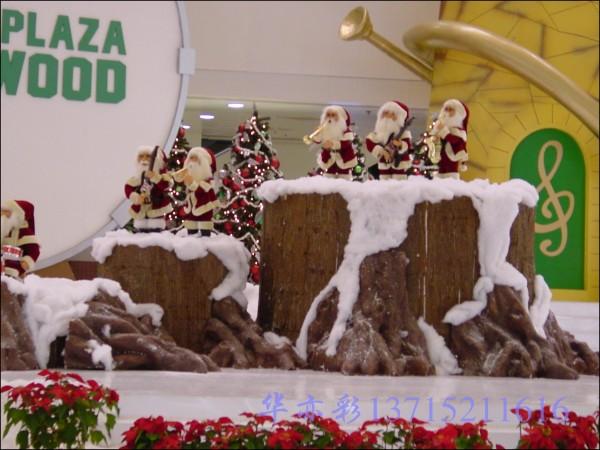 供应圣诞节的布置公司圣诞节装饰品圣诞树直销圣诞鹿圣诞老人人造雪