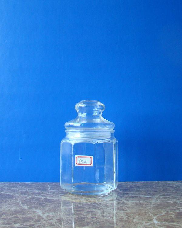 供应八角玻璃密封瓶圆身玻璃密封罐玻璃密封瓶带铁丝玻璃密封罐