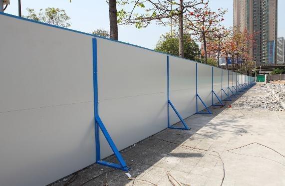 供应郴州活动围墙活动围档安装、施工围墙、彩钢夹芯围墙、工程临时围墙