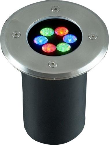 供应七彩6W大功率LED埋地灯、LED照树灯、LED广场灯价格图片