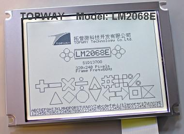 全点阵LCD液晶显示模块LM2068R批发