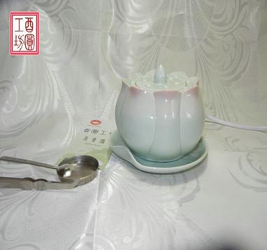 酉圆工坊台湾瓷体电子熏香炉图片