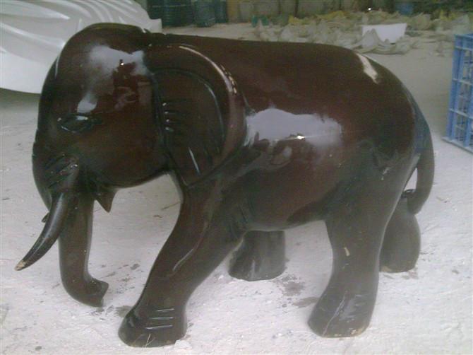 供应玻璃钢大象  玻璃钢动物雕塑