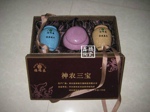 供应粉彩logo茶叶罐-密封罐，厂家直销礼品茶叶罐