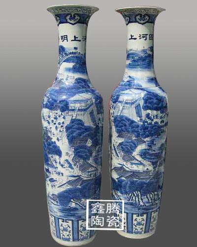 供应手工礼品-高档大花瓶-2米大花瓶，鑫腾陶瓷