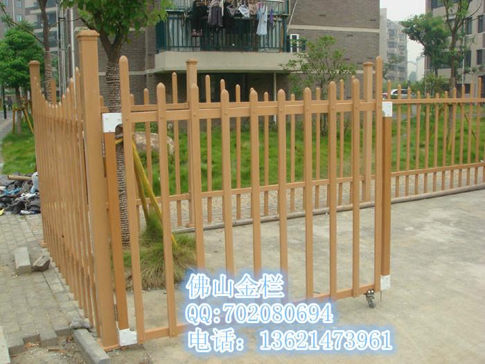 供应PVC防木纹护栏