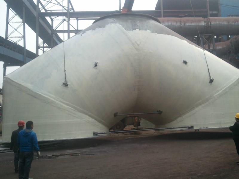 供应钢铁厂脱硫用玻璃钢烟囱生产厂家