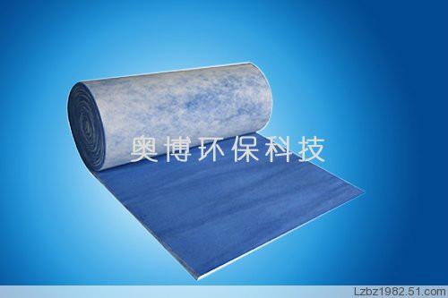 供应厂家直销蓝色抗菌过滤棉，抗菌杀菌过滤棉