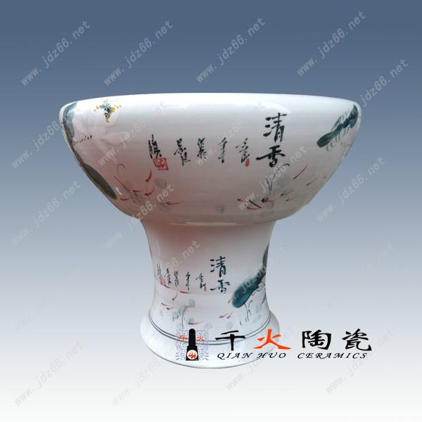 景德镇厂家供应园林摆件陶瓷大缸