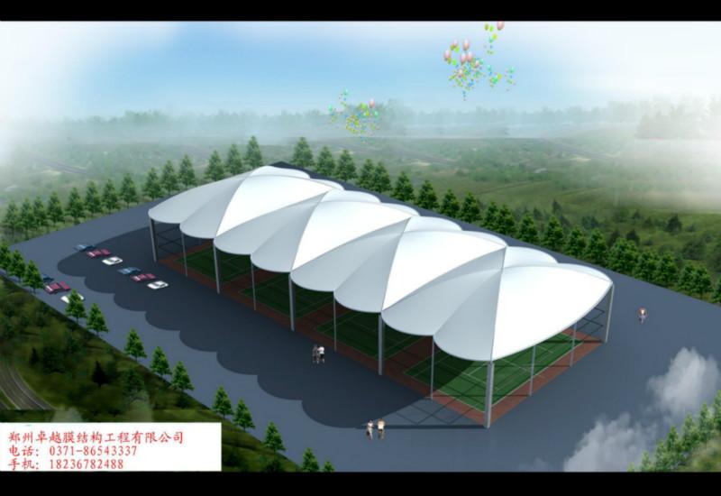 郑州市新乡网球场膜结构厂家供应新乡网球场膜结构