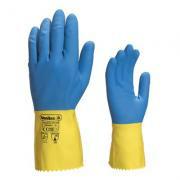 供应呼市代尔塔201330乳胶防护手套最新报价和批发图片