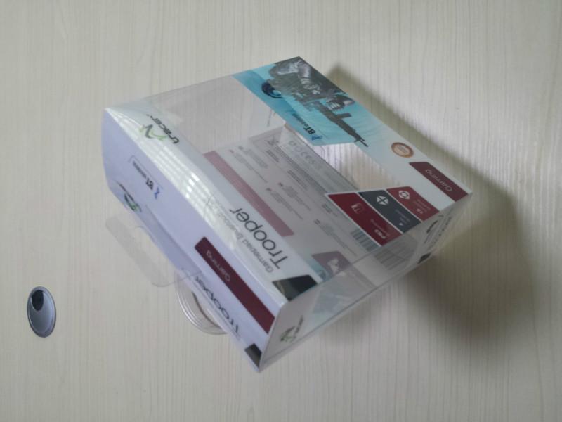 供应彩色透明盒 彩色透明PVC盒 透明PET彩色胶盒 PP磨砂折盒图片