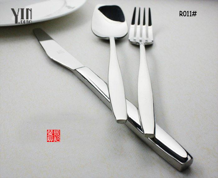 供应【温州酒店用品】银貂R011西餐刀叉,不锈钢餐具-刀叉勺