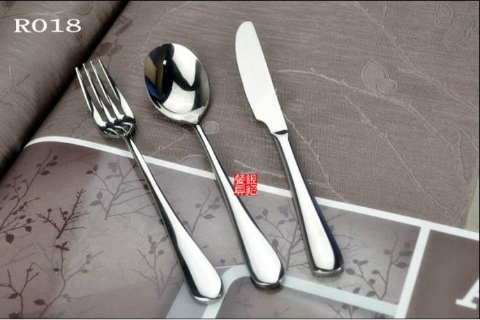 亚可西餐厅中档系列不锈钢西餐刀叉勺 不锈钢摩卡勺
