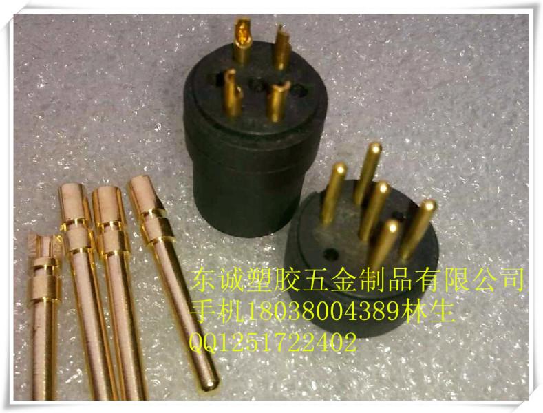 供应电子连接器插件焊线铜针PIN针加工定做图片