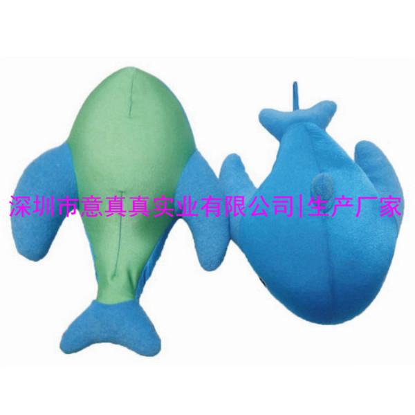 供应厂家定做泡沫粒子海豚玩具，泡沫粒子玩具抱枕厂家